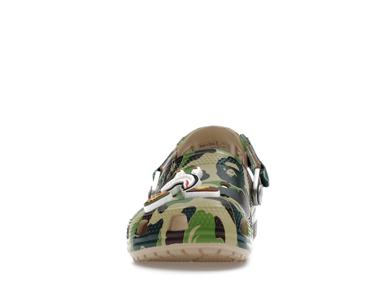 Crocs Classic Clog A Bathing Ape ABC Camo Green (Kids) - image 11