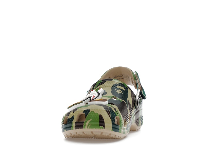 Crocs Classic Clog A Bathing Ape ABC Camo Green (Kids) - image 12