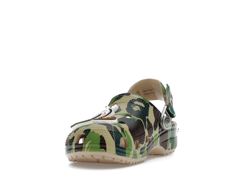 Crocs Classic Clog A Bathing Ape ABC Camo Green (Kids) - image 13