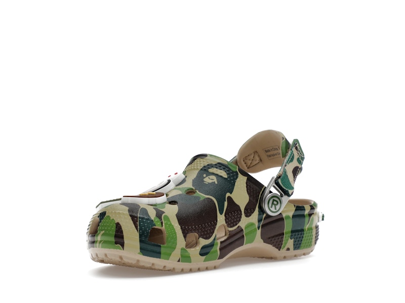Crocs Classic Clog A Bathing Ape ABC Camo Green (Kids) - image 15