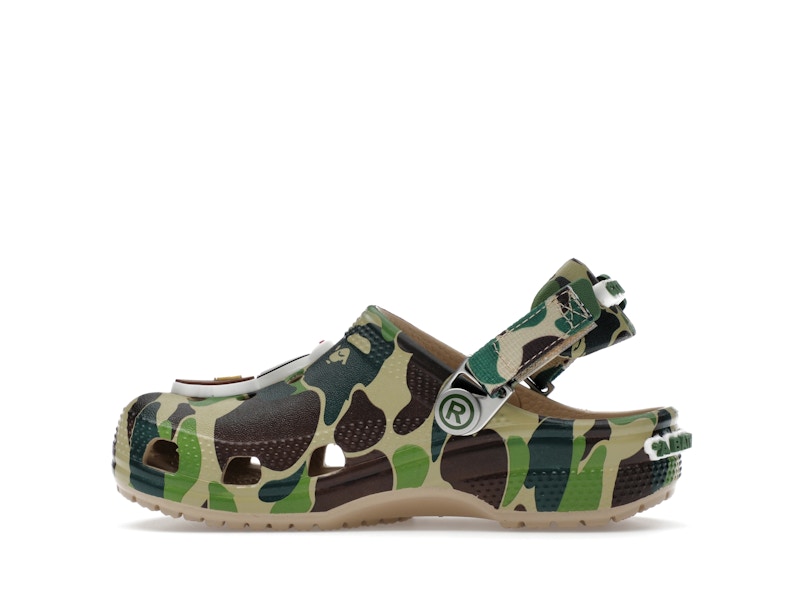 Crocs Classic Clog A Bathing Ape ABC Camo Green (Kids) - image 20