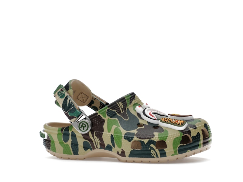 Crocs Classic Clog A Bathing Ape ABC Camo Green (Kids) - image 3