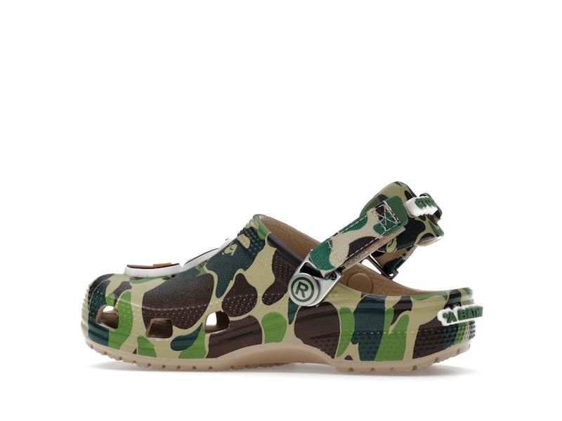 Crocs Classic Clog A Bathing Ape ABC Camo Green (Kids) - image 21
