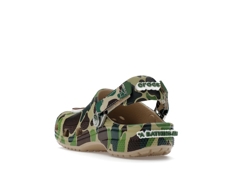 Crocs Classic Clog A Bathing Ape ABC Camo Green (Kids) - image 25