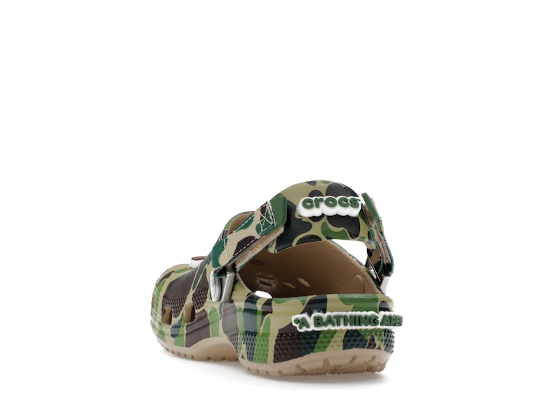 Crocs Classic Clog A Bathing Ape ABC Camo Green (Kids) - image 26