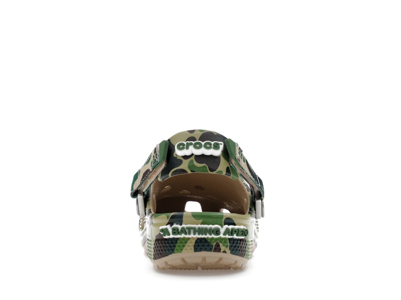 Crocs Classic Clog A Bathing Ape ABC Camo Green (Kids) - image 28