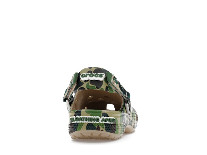 Crocs Classic Clog A Bathing Ape ABC Camo Green (Kids) - image 29