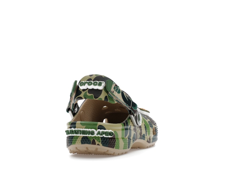 Crocs Classic Clog A Bathing Ape ABC Camo Green (Kids) - image 30