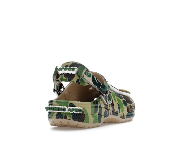 Crocs Classic Clog A Bathing Ape ABC Camo Green (Kids) - image 31