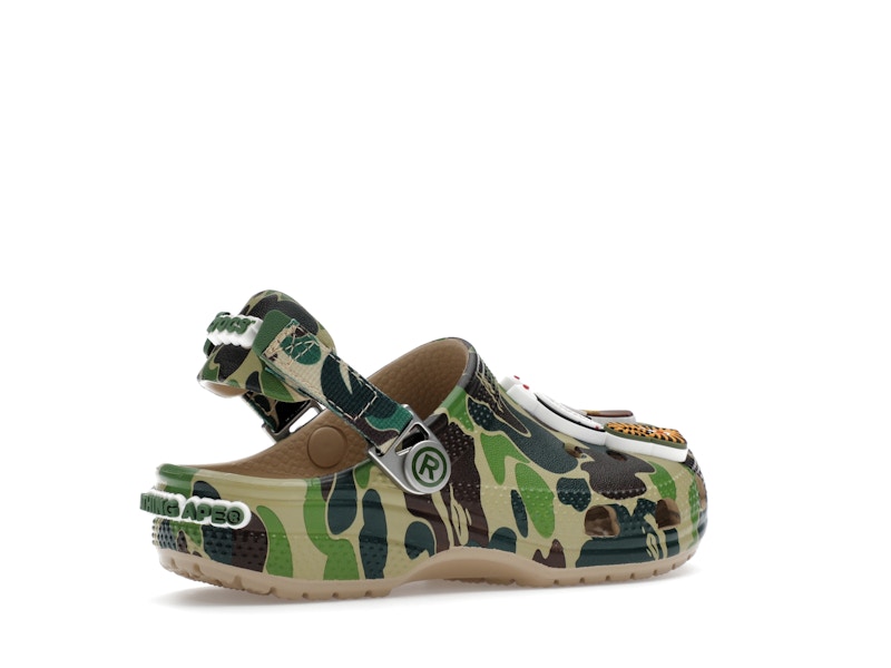Crocs Classic Clog A Bathing Ape ABC Camo Green (Kids) - image 34