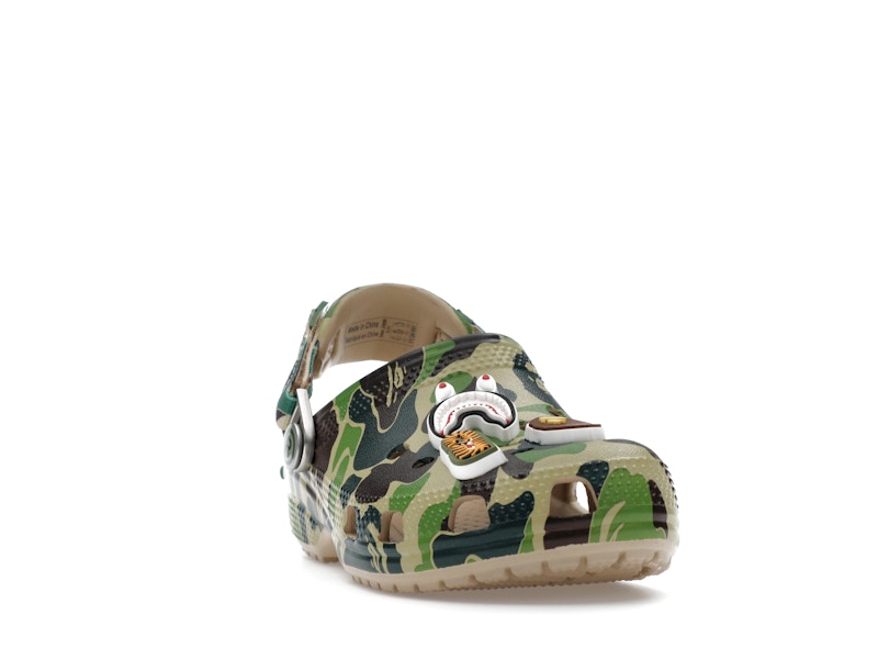 Crocs Classic Clog A Bathing Ape ABC Camo Green (Kids) - image 8