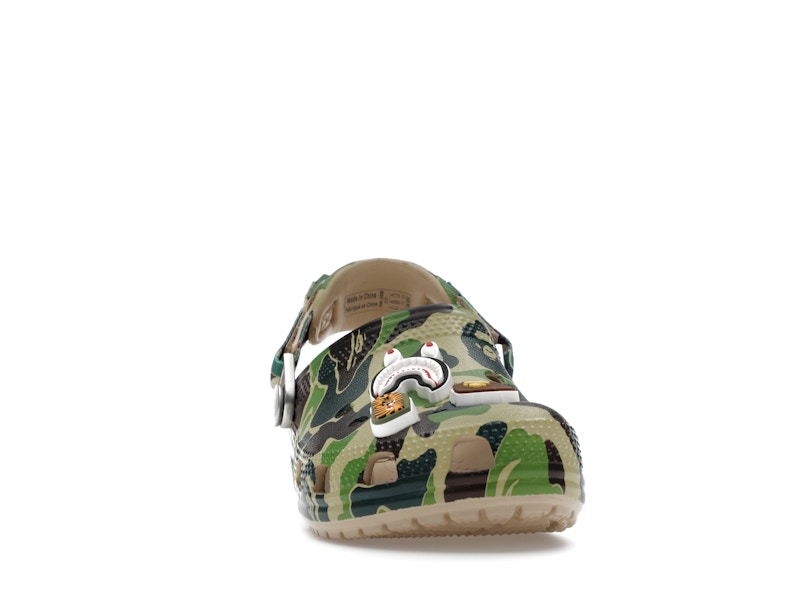 Crocs Classic Clog A Bathing Ape ABC Camo Green (Kids) - image 9