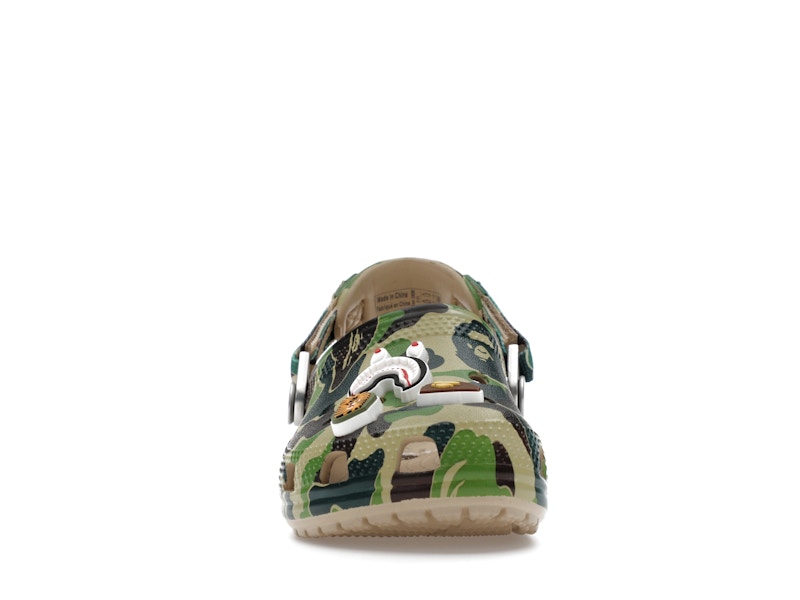 Crocs Classic Clog A Bathing Ape ABC Camo Green (Kids) - image 10