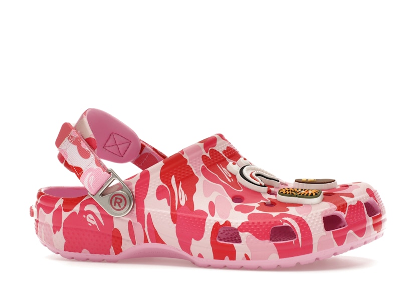 Crocs Classic Clog A Bathing Ape ABC Camo Pink (Kids) - image 3
