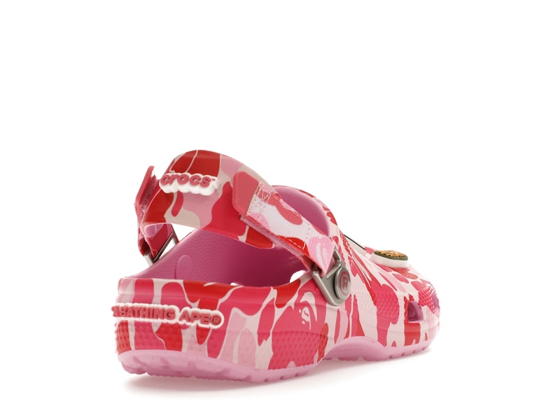 Crocs Classic Clog A Bathing Ape ABC Camo Pink (Kids) - image 31