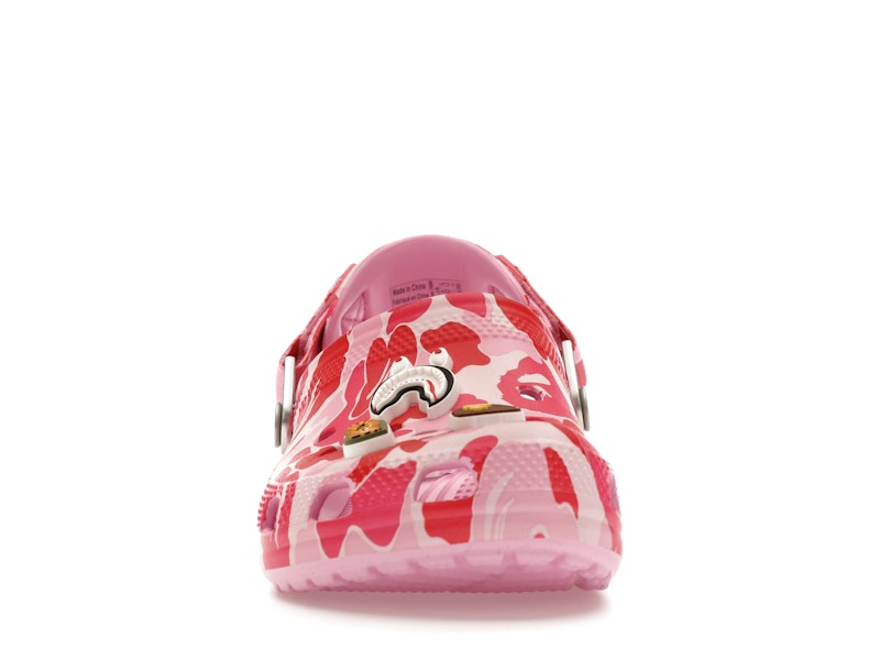 Crocs Classic Clog A Bathing Ape ABC Camo Pink (Kids) - image 10