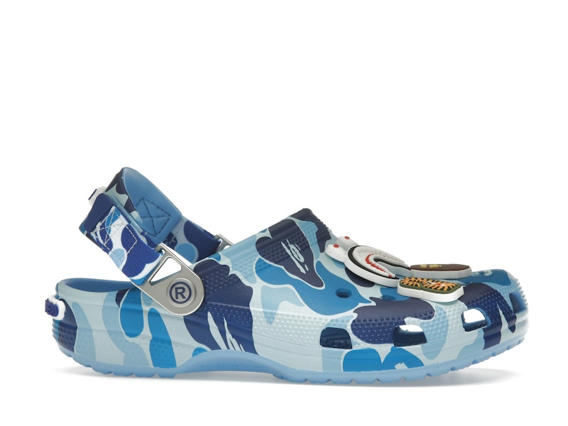 Crocs Classic Clog A Bathing Ape ABC Camo Blue - image 2