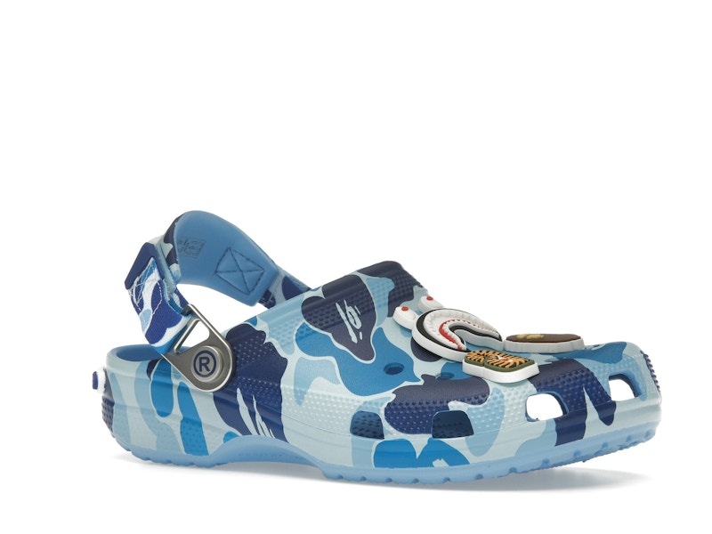 Crocs Classic Clog A Bathing Ape ABC Camo Blue - image 4