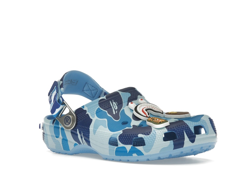 Crocs Classic Clog A Bathing Ape ABC Camo Blue - image 5