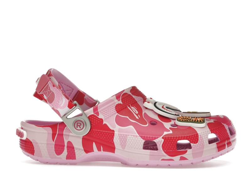 Crocs Classic Clog A Bathing Ape ABC Camo Pink - image 2