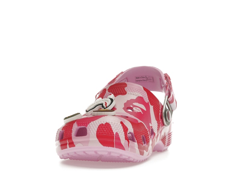 Crocs Classic Clog A Bathing Ape ABC Camo Pink - image 12