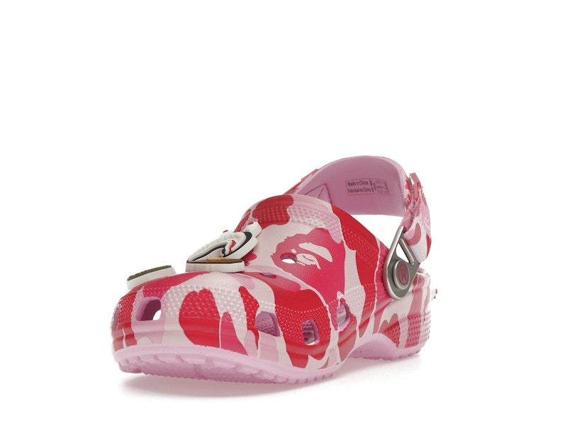 Crocs Classic Clog A Bathing Ape ABC Camo Pink - image 13
