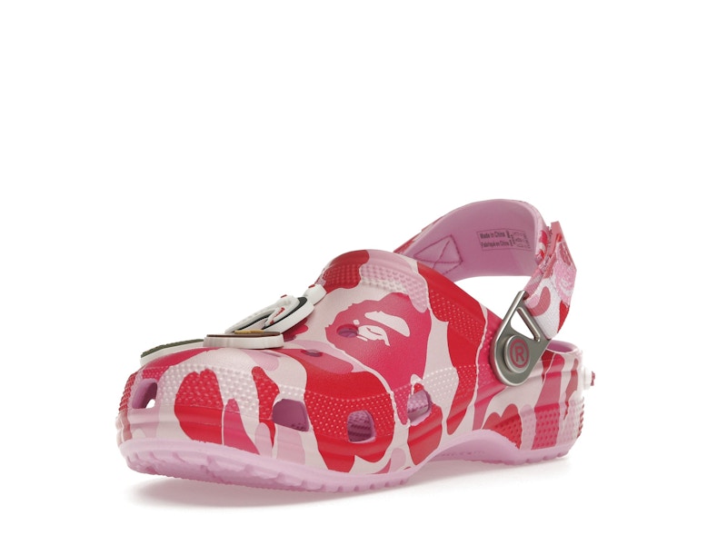 Crocs Classic Clog A Bathing Ape ABC Camo Pink - image 14