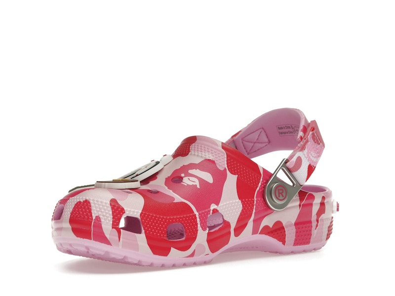 Crocs Classic Clog A Bathing Ape ABC Camo Pink - image 15