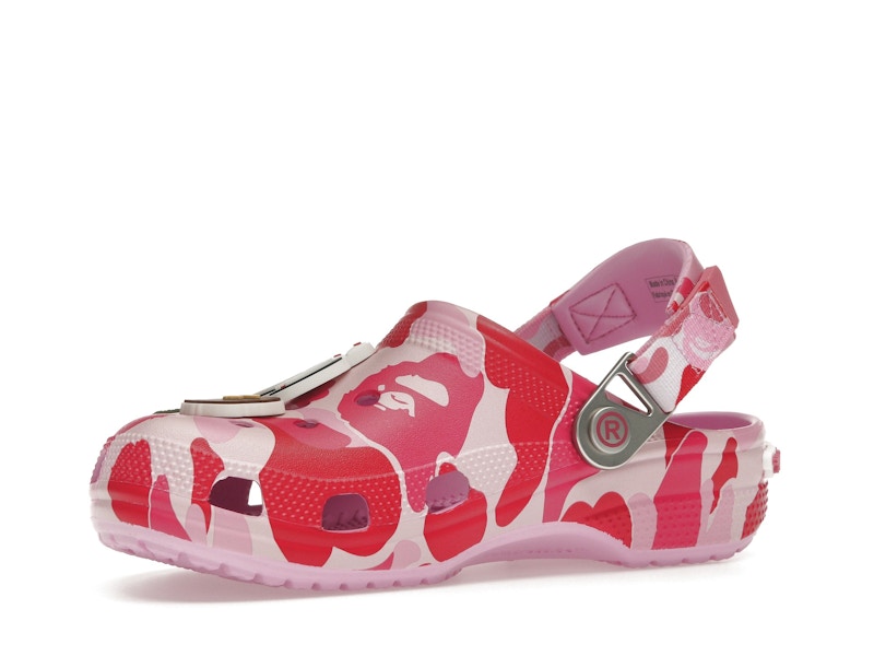 Crocs Classic Clog A Bathing Ape ABC Camo Pink - image 16