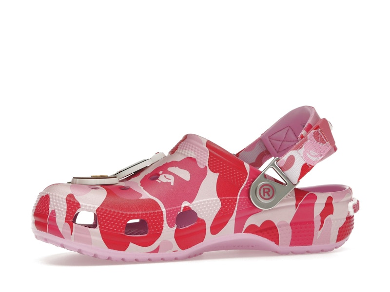 Crocs Classic Clog A Bathing Ape ABC Camo Pink - image 17