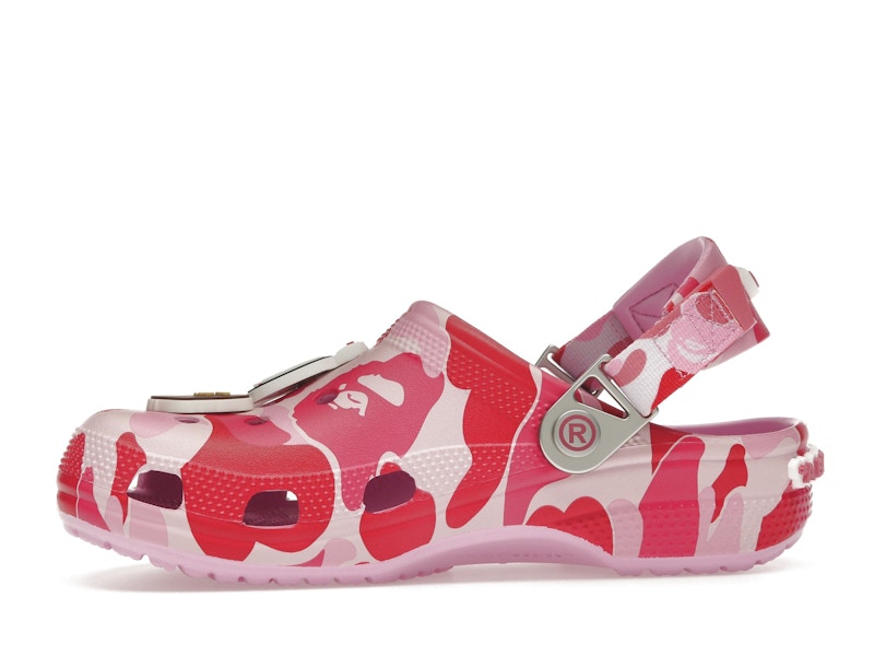 Crocs Classic Clog A Bathing Ape ABC Camo Pink - image 18