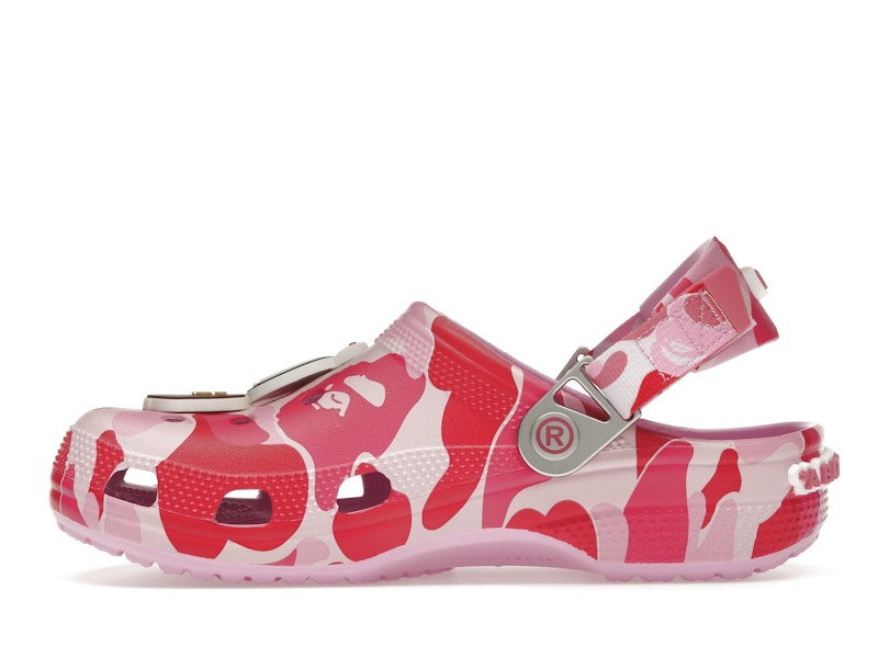 Crocs Classic Clog A Bathing Ape ABC Camo Pink - image 19