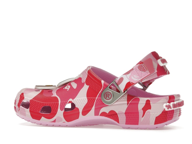 Crocs Classic Clog A Bathing Ape ABC Camo Pink - image 21