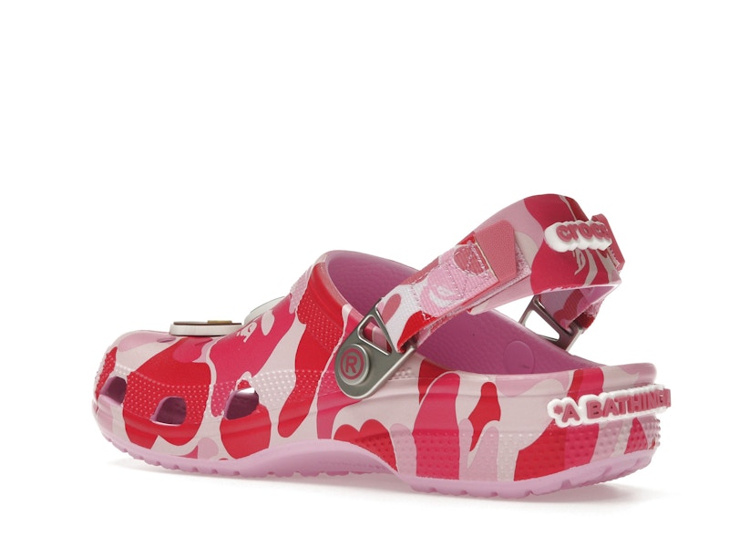 Crocs Classic Clog A Bathing Ape ABC Camo Pink - image 23