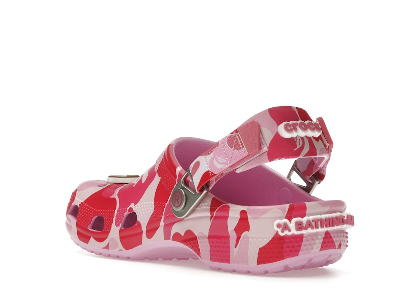 Crocs Classic Clog A Bathing Ape ABC Camo Pink - image 24