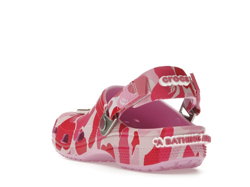 Crocs Classic Clog A Bathing Ape ABC Camo Pink - image 25