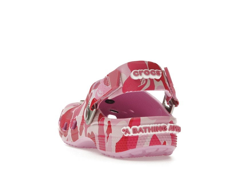 Crocs Classic Clog A Bathing Ape ABC Camo Pink - image 26