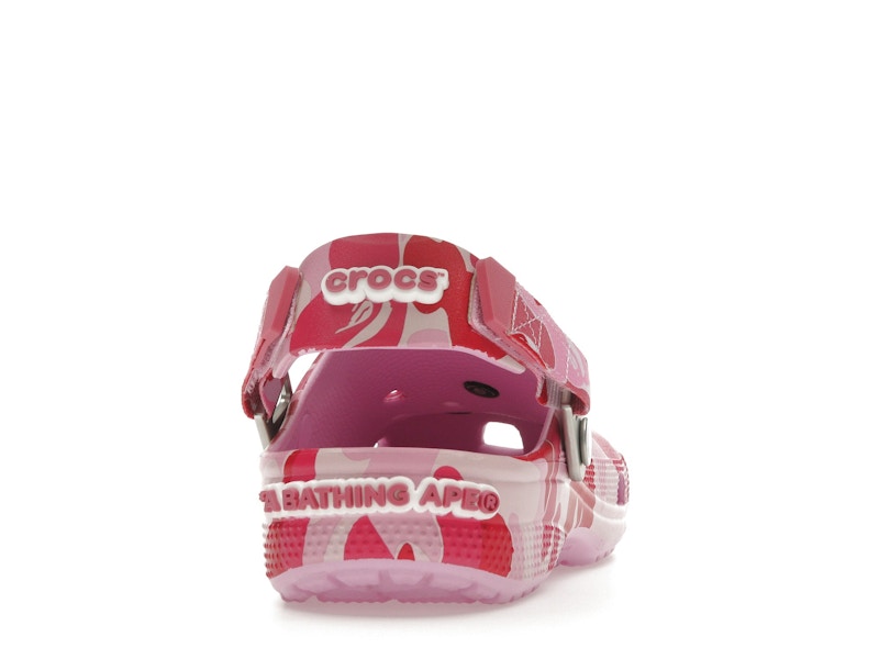 Crocs Classic Clog A Bathing Ape ABC Camo Pink - image 29