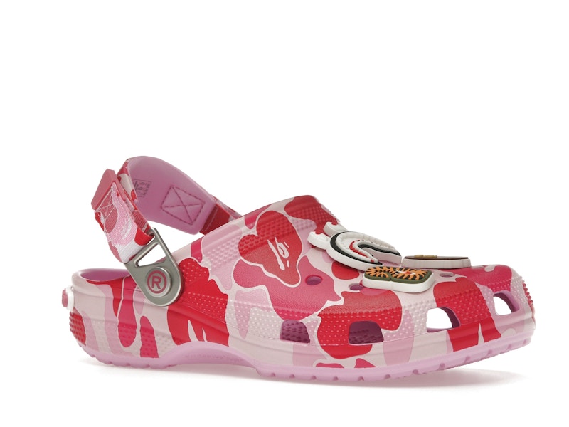 Crocs Classic Clog A Bathing Ape ABC Camo Pink - image 4