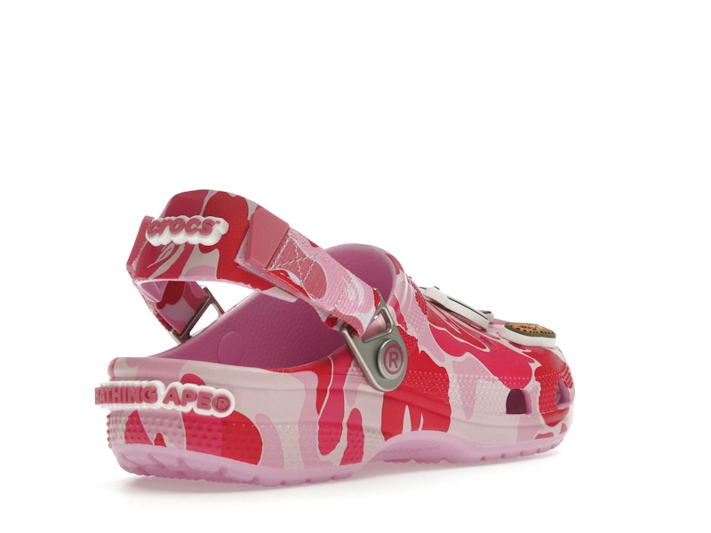 Crocs Classic Clog A Bathing Ape ABC Camo Pink - image 32