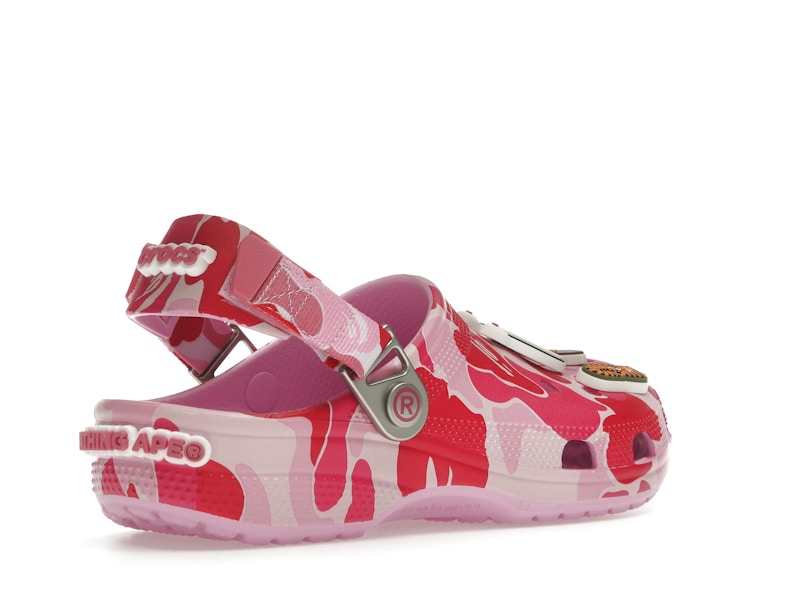 Crocs Classic Clog A Bathing Ape ABC Camo Pink - image 33