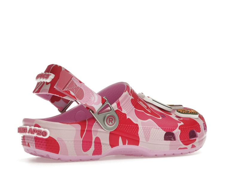 Crocs Classic Clog A Bathing Ape ABC Camo Pink - image 34
