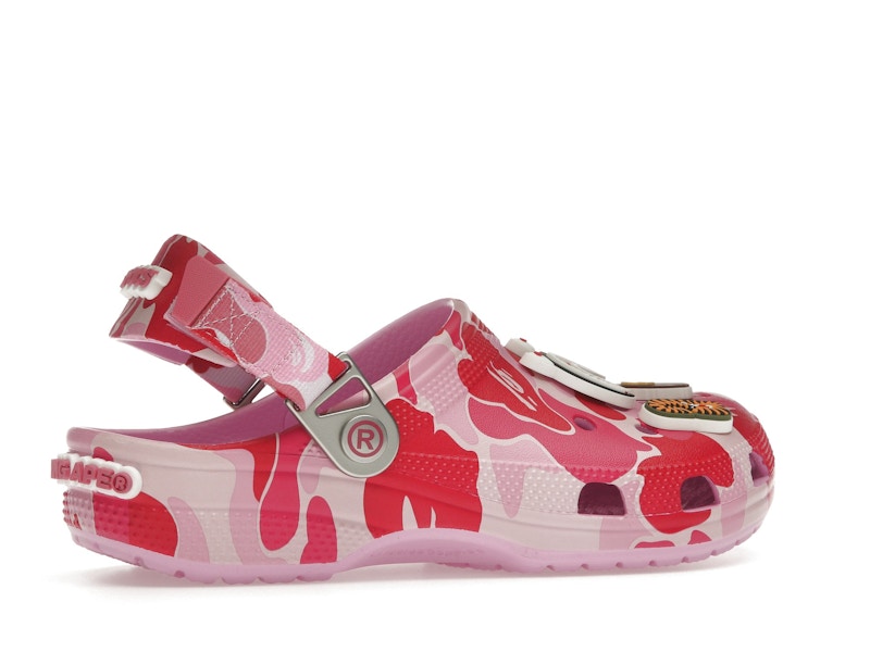 Crocs Classic Clog A Bathing Ape ABC Camo Pink - image 35