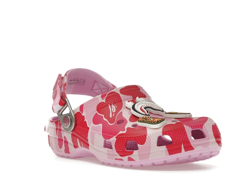 Crocs Classic Clog A Bathing Ape ABC Camo Pink - image 6