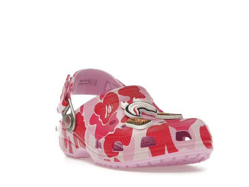 Crocs Classic Clog A Bathing Ape ABC Camo Pink - image 7