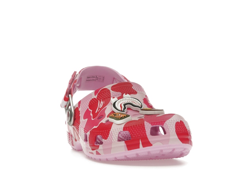 Crocs Classic Clog A Bathing Ape ABC Camo Pink - image 8