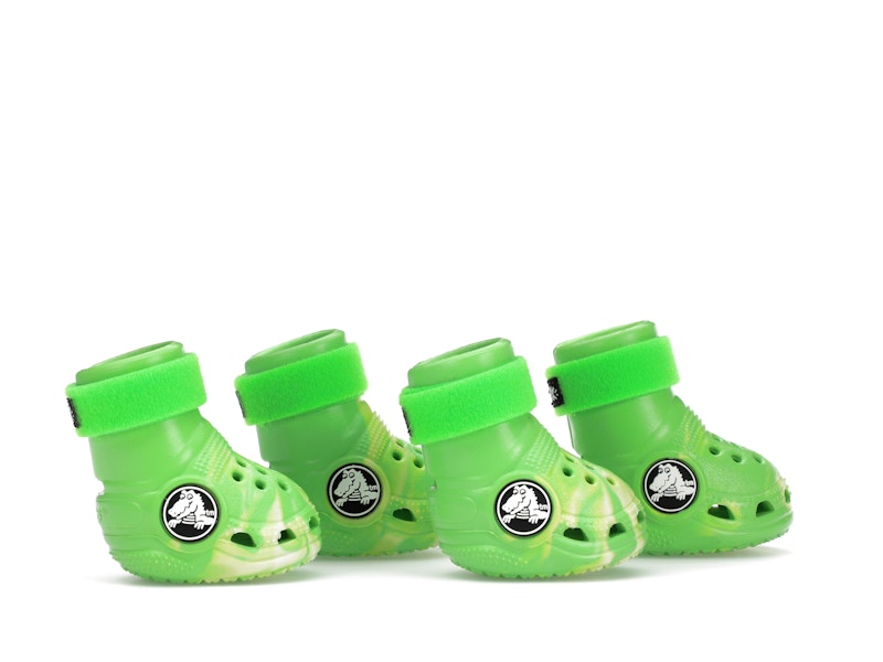 Crocs Pet Boots Green Slime