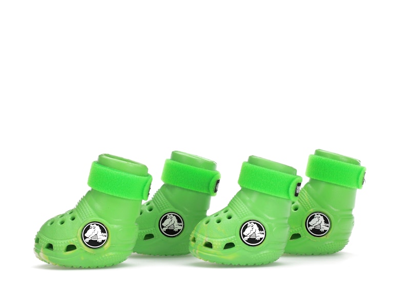 Crocs Pet Boots Green Slime - image 19