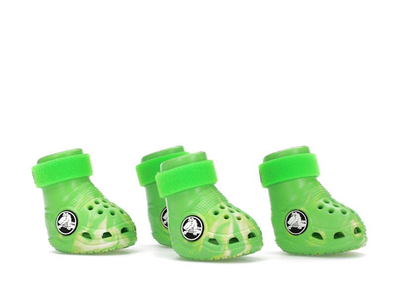 Crocs Pet Boots Green Slime - image 4