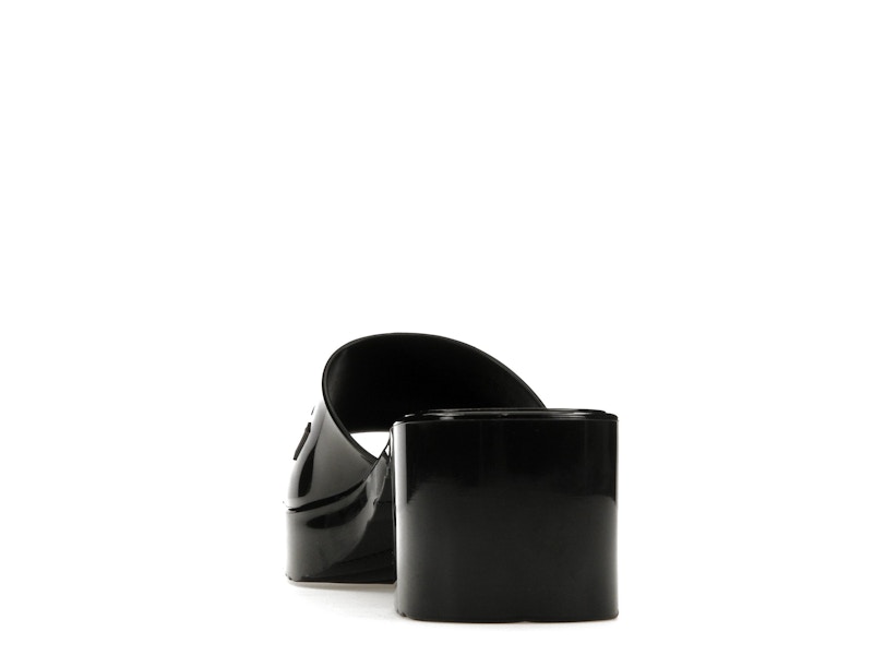 Gucci 60mm Slide Sandal Black Rubber - image 27